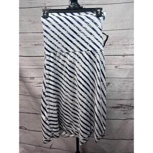 The North Face Blue White Stripped Stretchy Skirt XS‎